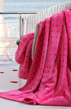 透气保暖聚酯纤维盖毯