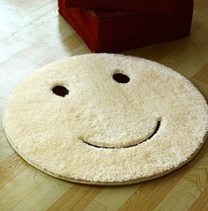 圆形感光绒地垫