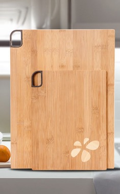 长方形竹制压花菜板