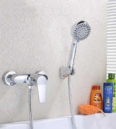 手持挂墙式全铜淋浴花洒