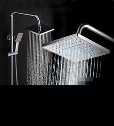 方形可旋转手持淋浴花洒