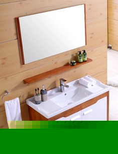 实木整体浴室柜