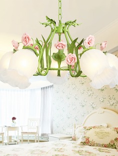 精美果绿色吊灯