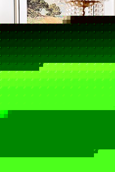 实木玄关柜手工彩绘雕花