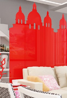 时尚创意简约折叠屏风