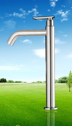 不锈钢单冷台盆龙头