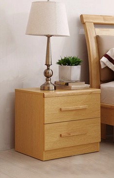 实木田园收纳床头柜