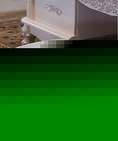 欧式白色浮雕换鞋凳