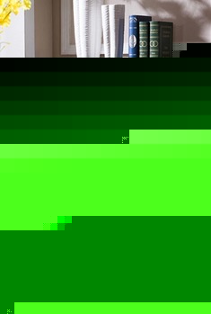 黑色实木描银五斗柜