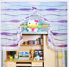 方形式上铺双门蚊帐