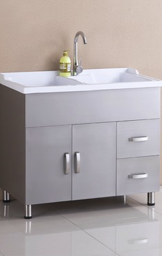 双槽人造石洗衣池