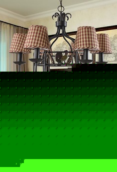 精品复古布艺吊灯