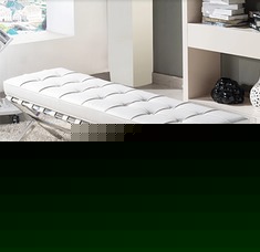 不锈钢多色床尾凳