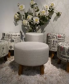 超强承重可拆洗外套矮凳