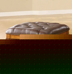 头层黄牛皮拉扣脚踏凳