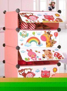 不锈钢塑料卡通鞋架