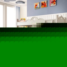 经典云形儿童床