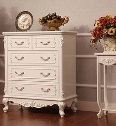 艺术雕花五斗柜