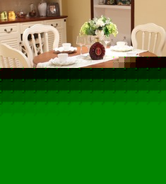 精致烤漆实木餐桌椅组合