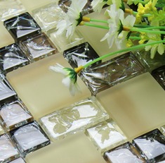 自然色调的水墨手绘马赛克