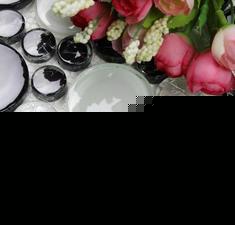 经典黑白双色波点马赛克