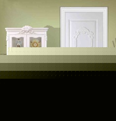 雕花烤漆实木复合门