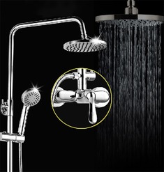 精铜重铸一体工艺淋浴花洒