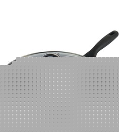 不粘无烟铝合金锅底炒锅