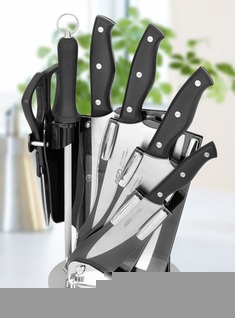 亚克力旋转刀座七件套刀组