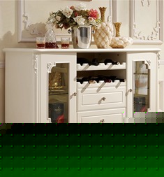 环保储物雕花餐边柜