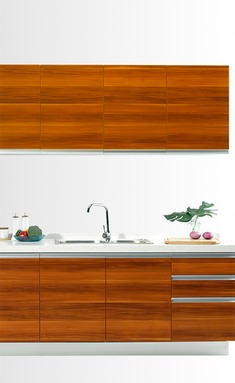 防尘耐刮密度板整体橱柜