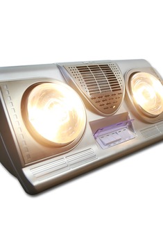 双灯不锈钢浴霸