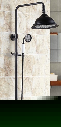 黑色莲蓬头花洒