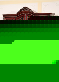 亮光描金实木书架