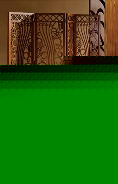 镂空雕花实木中式屏风