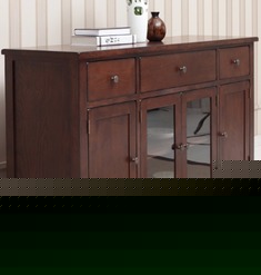 高档纯实木餐边柜