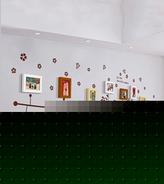 不规则实木框架相框墙