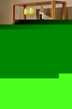 柚木色多功能酒柜