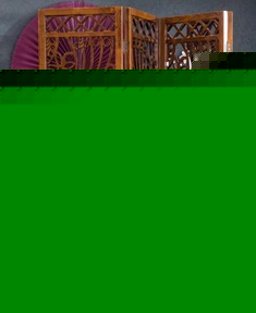 白蜡木可折叠屏风