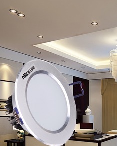 5瓦砂银色LED客厅筒灯