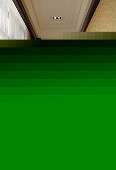 6W黑色长方形过道筒灯