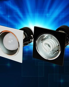 节能方形客厅筒灯