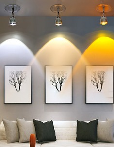 LED多彩旋转射灯