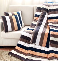 加厚环保靠垫被