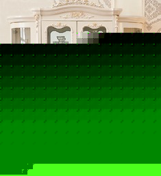 天使白四门实木雕花酒柜