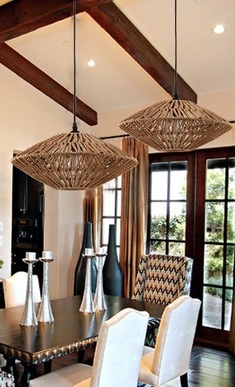 藤编创意吊灯