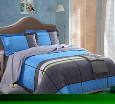 纯棉条纹四件套