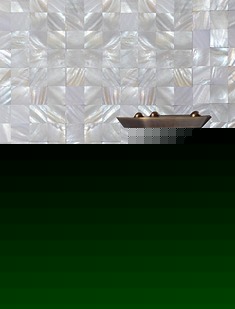 白贝壳拼图马赛克