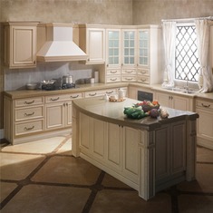 中岛形可定制欧派整体橱柜