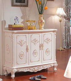 丁福堂欧式雕花鞋柜